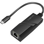 LogiLink USB-C (USB 3.2 Gen 1) auf Gigabit (RJ45) Adapter bis zu 5Gbit/s, Energiesparfunktion