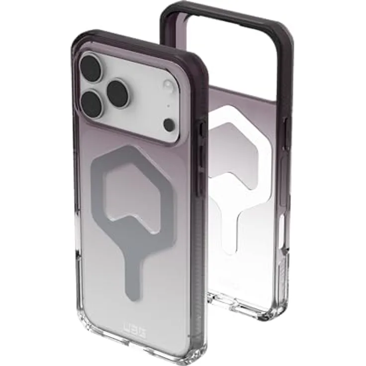 UAG Plyo MagSafe, Smartphone Hülle für Apple iPhone 17 Pro Max, robuster Schutz nach MIL-STD 810G, Schwarz (Black Clear Ombre)