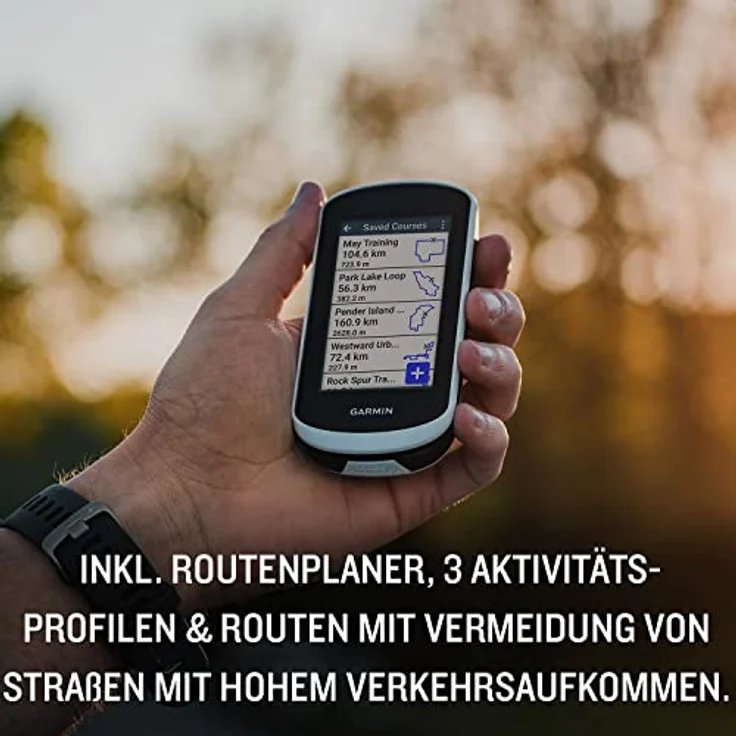 Garmin Edge Explore 2 - GPS-Fahrradnavi für Tourenradfahrende & E-Bikende, 3" Touchdisplay, einfache Bedienung, spezifisches E-Bike Routing, vorinstallierte Europakarte & bis zu 16 Std Akkulaufzeit – Bild 5