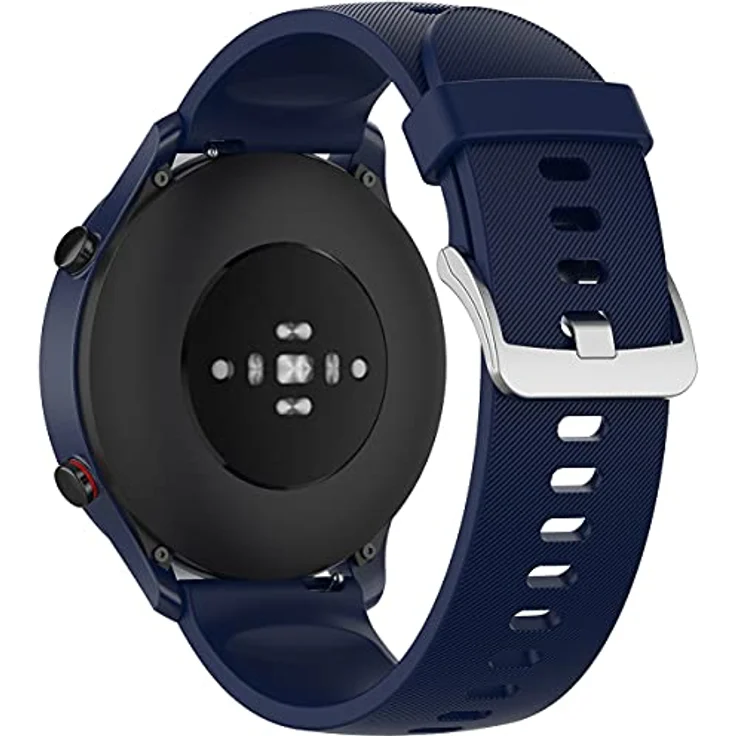 Shieranlee 22mm Armband für SUUNTO 9 Peak, Huawei Watch3 Pro, Vantage M/M2, Letsfit IW2/Popglory, UMIDIGI Uwatch 3S, aus Silikon, Schnellverschluss, wasserdicht, Edelstahlverschluss – Bild 1