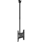 Hagor 8601 TV-Halterung (49 Zoll), Decke/ Wandhalterung, Schwarz, neigbar/schwenkbar/höhenverstellbar