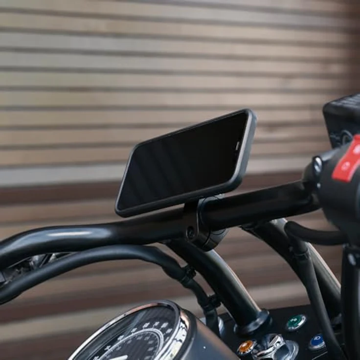 Peak Design Motorcycle Bar Mount v2, Smartphone Halterung mit SlimLink™ Technologie, Schwarz – Bild 8