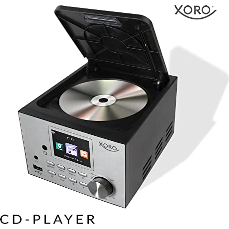 Xoro HMT 500 PRO V2, Internet-/DAB+ Radio, CD Player, Bluetooth, Fernbedienung, Mikro Stereoanlage mit Farb-TFT-Display – Bild 3