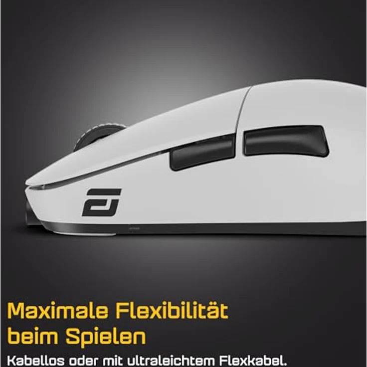 Endgame Gear XM2w 4k v2 Gaming-Maus, kabellos mit 4.000 Hz Polling-Rate und 30.000 CPI, sehr leicht - weiß – Bild 6