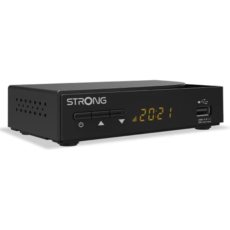 STRONG SRT 3030, Kabelreceiver, digitaler HD Kabel Receiver, DVB-C. Energiesparfunktion, USB, Dolby Audio, Kindersicherung – Bild 1
