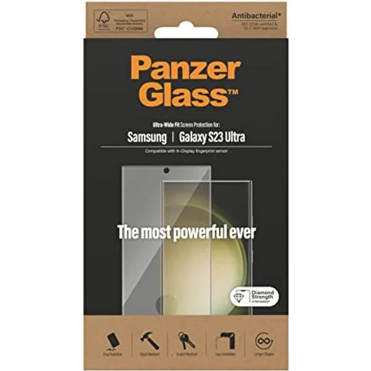 PanzerGlass Screen Protector Samsung Galaxy S23 Ultra AB UWF Displayschutzfolie – Bild 3