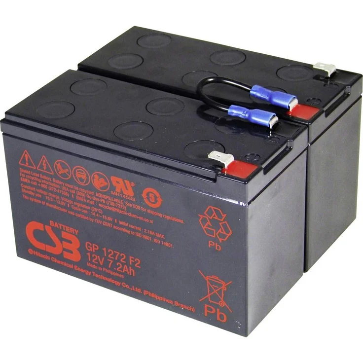 CSB Battery Akku-Set, hochwertige Bleibatterie in Erstausrüsterqualität, 1 Stück – Bild 1