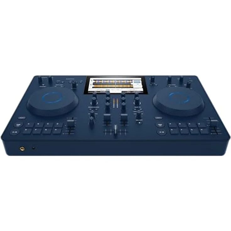 AlphaTheta OMNIS-DUO DJ Controller, 5-Stunden-Spielzeit, USB/SD, Schwarz – Bild 2