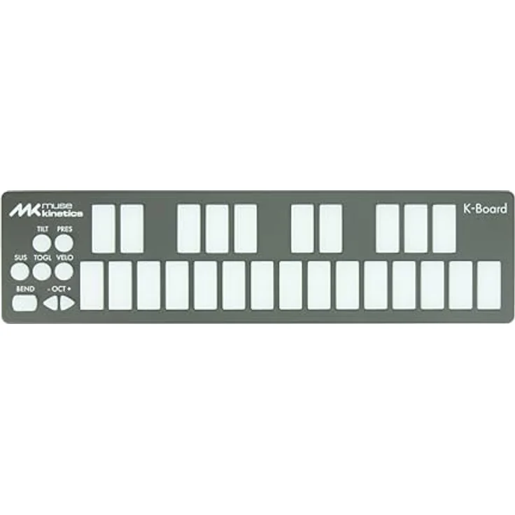 Muse Kinetics K-Board-C, Bunte 25-Tasten-USB-MPE-MIDI-Tastatur-Controller mit USB-C und LED-Hintergrundbeleuchtung – Bild 1
