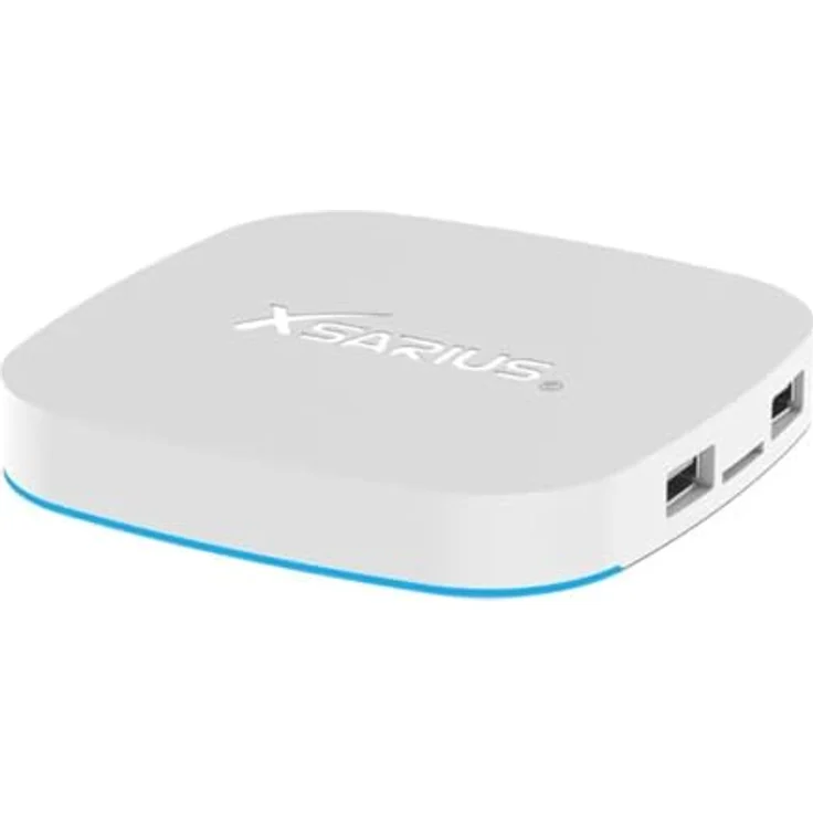 Xsarius Avant 3+ Ultra White 4K Android 11 TV Box, Gigabit LAN, Bluetooth 5.2, WLAN WiFi 6, 2in1 Bluetooth Fernbedienung, LIVETV App, H.265, HDR10+, 4GB, 32GB, SD-Karten-Slot + HM-SAT HDMI Kabel – Bild 4
