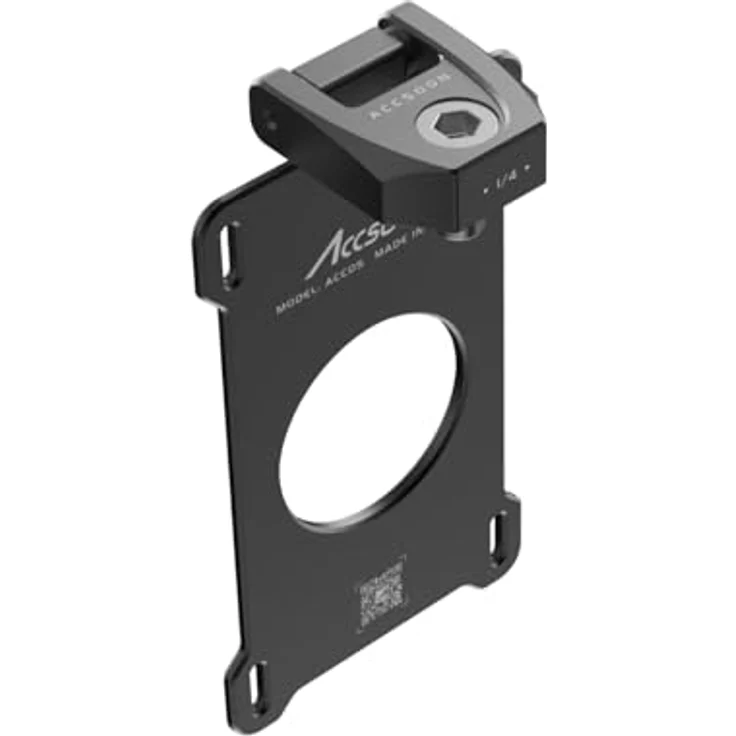 Accsoon SeeMo ACC05 Montageadapterplatte 1/4 Zoll, multifunktionale Zubehörklemme für iPhone und iPad Käfige, leichtes Aluminium mit Schnellverschluss und Dämpfungsscharnier – Bild 4