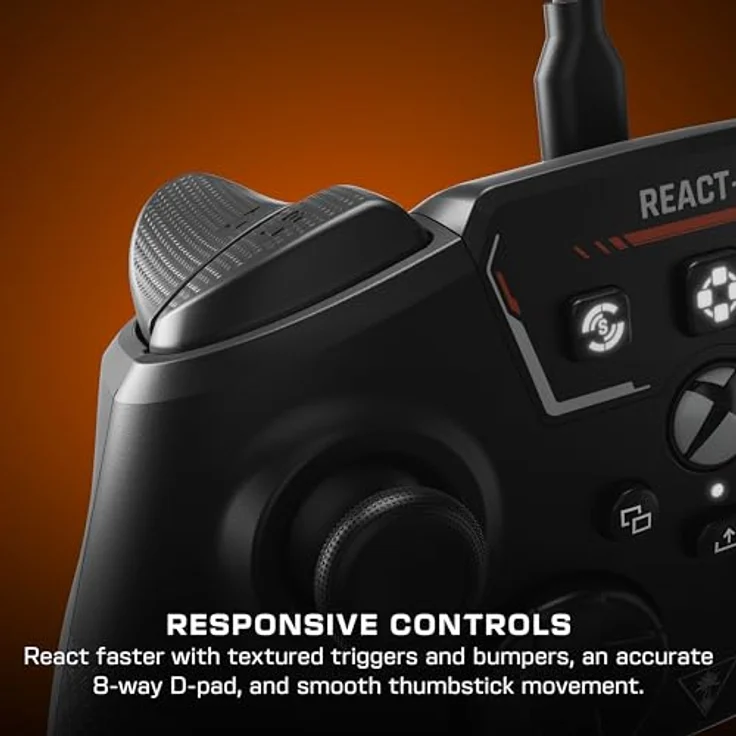Turtle Beach React-r Xbox Controller One Size, verbesserte Audio-Kontrolle und schnelle Reaktionstasten – Bild 7