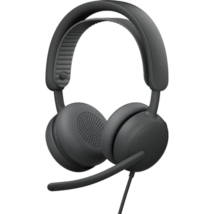 Logitech Zone Wireless 2 ES for Business, kabelloses Headset mit adaptivem Hybrid ANC, Microsoft Teams-zertifiziert, Bluetooth, Grafit – Bild 1