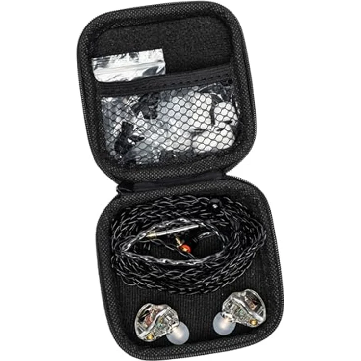 Stagg SPM-PRO TR, professionelle In-Ear Kopfhörer mit 2 Balanced Armature Treibern und transparentem Design – Bild 3