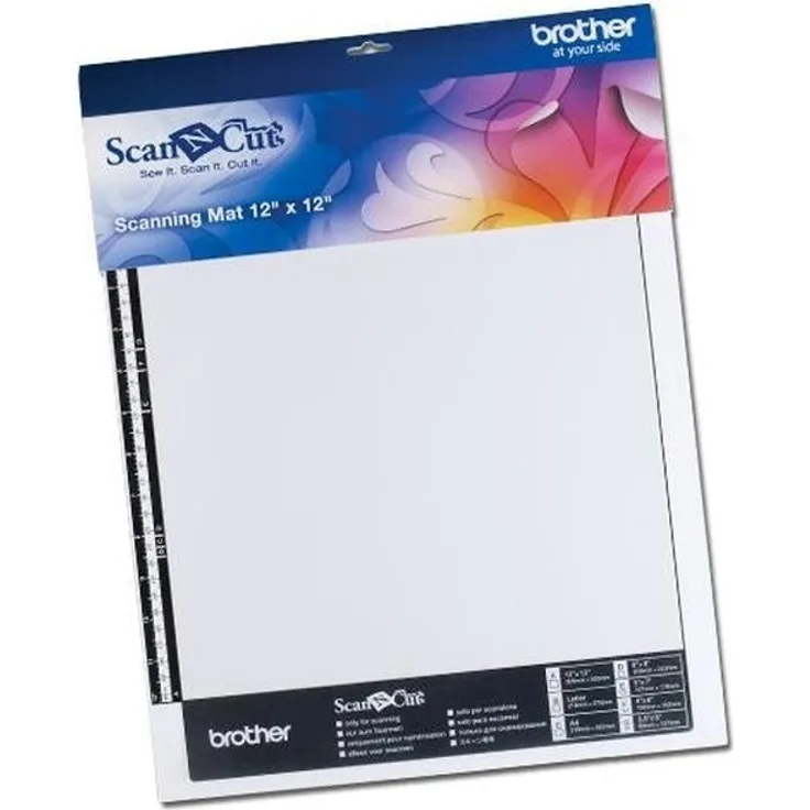 Brother CAMATS12 Scanmatte für Schneideplotter, 305 x 305 mm, geeignet für 1 mm dickes Material, nicht zum Schneiden geeignet