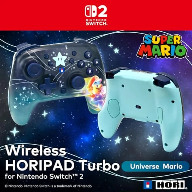 Hori NSX-146E Mehrfarbig Wireless Gamepad für Nintendo Switch 2, mit Turbo-Funktion und langlebigen Analogsticks – Bild 2