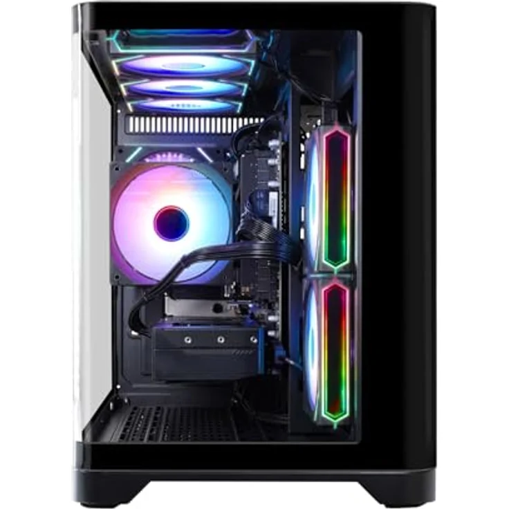 GAMEMAX HYPE-M BK 7804, Gaming-PC mit Ryzen 7 5700X, 16GB RAM, 1TB SSD, RTX 5070, Windows 11 – Bild 3