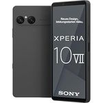 Sony Xperia 10 VII, 6,1" OLED Smartphone mit 120 Hz, 5.000 mAh Akku, drei Brennweiten, IP65/68, Dual SIM, Charcoal Black