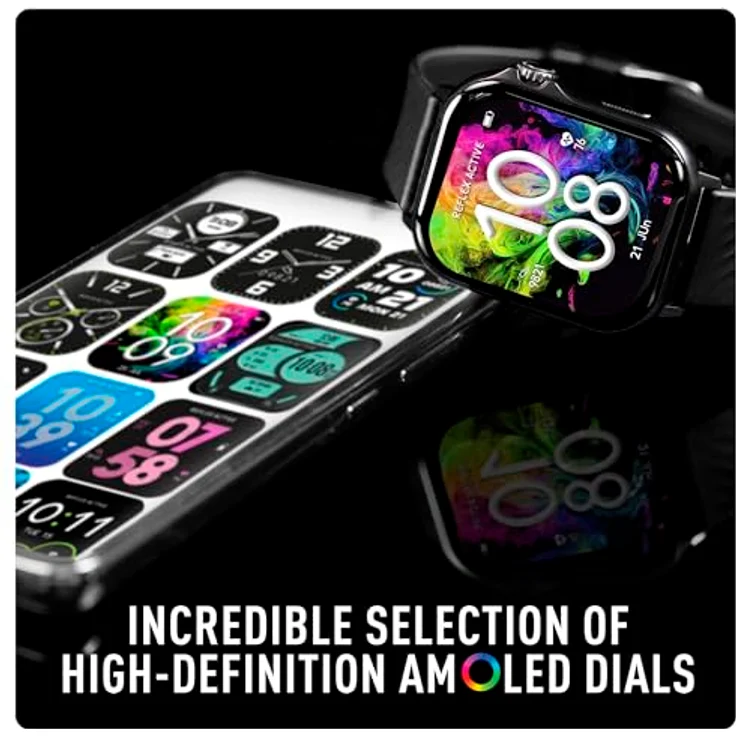 Reflex Active VENTURE 400 S XL AMOLED GPS Smartwatch mit Anruffunktion, Schwarz – Bild 5