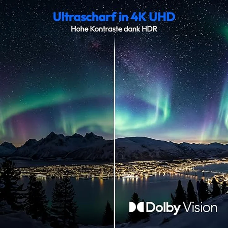 MEDION MD 843302, 43 Zoll UHD Smart-TV mit Dolby Vision HDR, HBO Max, Bluetooth und VIDAA Store – Bild 4
