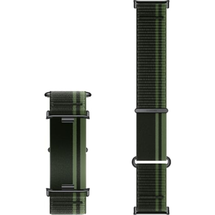 Xiaomi Geflochtenes Armband mit Schnellverschluss (22 mm, Nylon), Uhrenarmband, Grün