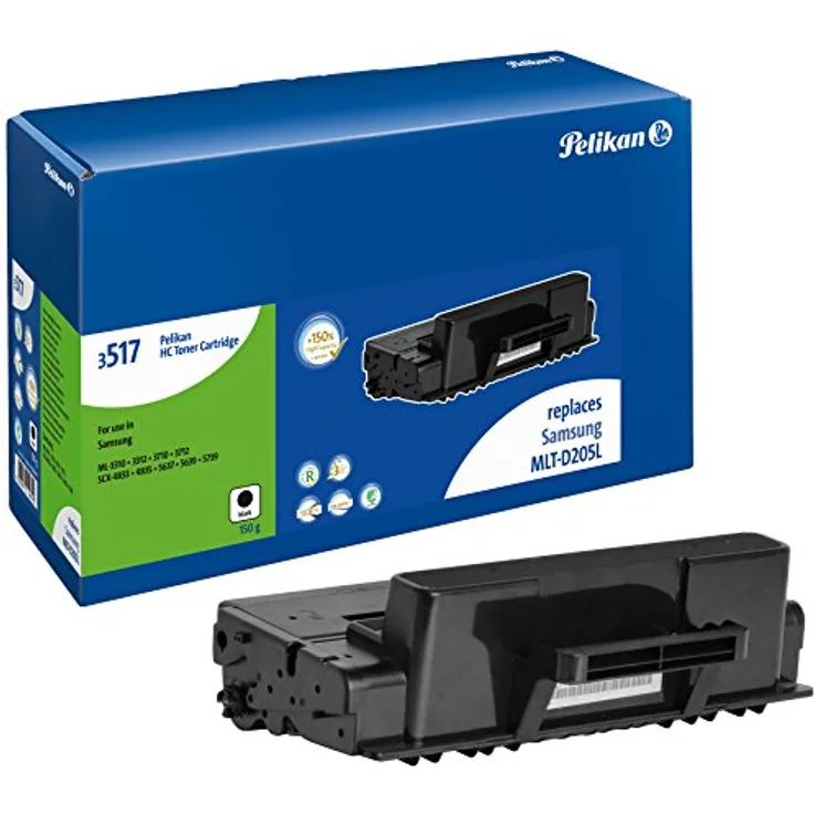 Pelikan Toner MLT-D205L, kompatibel für Samsung ML-3310 ND / -3710 D / -ND, SCX-5637 FR / -5737 FW / -5739 FW, schwarz, 5400 Seiten