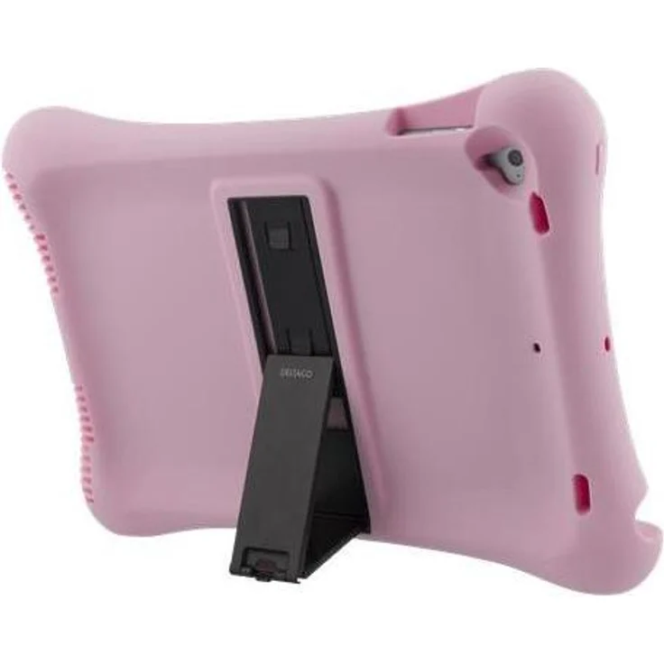 Deltaco TPF-1301 Tablet Case (9.7") für iPad Air, Air 2, strapazierfähige Softcase mit erhöhtem Kantenschutz, pink