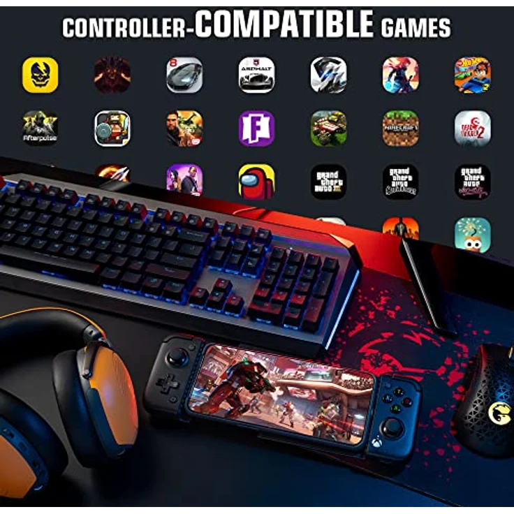 GameSir Gaming-Controller X2 Pro Weiß USB-C mit Smartphone-Halterung und Anpassung über GameSir App – Bild 9