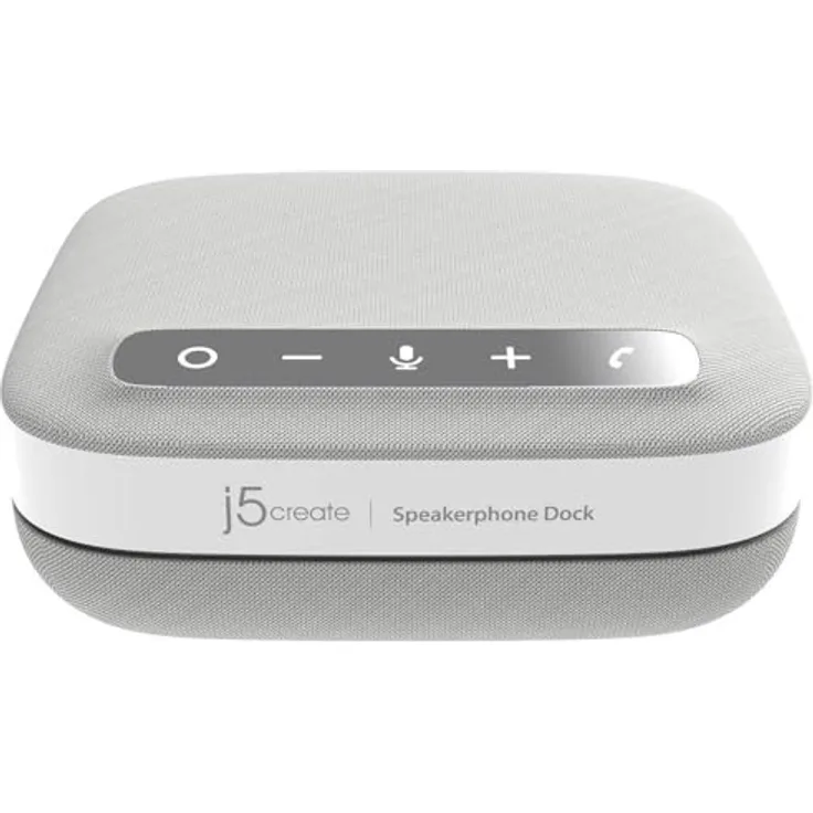 j5create JCDS335-N Konferenz-Lautsprecher USB-C, USB 3.0 (USB 3.0), HDMI, RJ45, Bluetooth Grau, Weiß