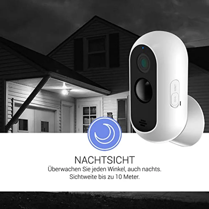 SPC Magnes 3 – WLAN-Überwachungskamera für den Außen- und Innenbereich mit wiederaufladbarem 9600 mAh-Akku, Nachtsicht, wasserdicht nach IP65, Bewegungserkennung und Zwei-Wege-Audio – Bild 5