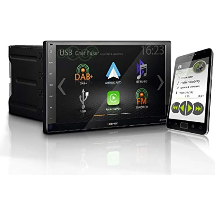 Zenec Z-N966, 9-Zoll Autoradio mit Bluetooth, DAB+ und HD Display, 2-DIN, Kapazitiv,Navigation nachrüstbar – Bild 6