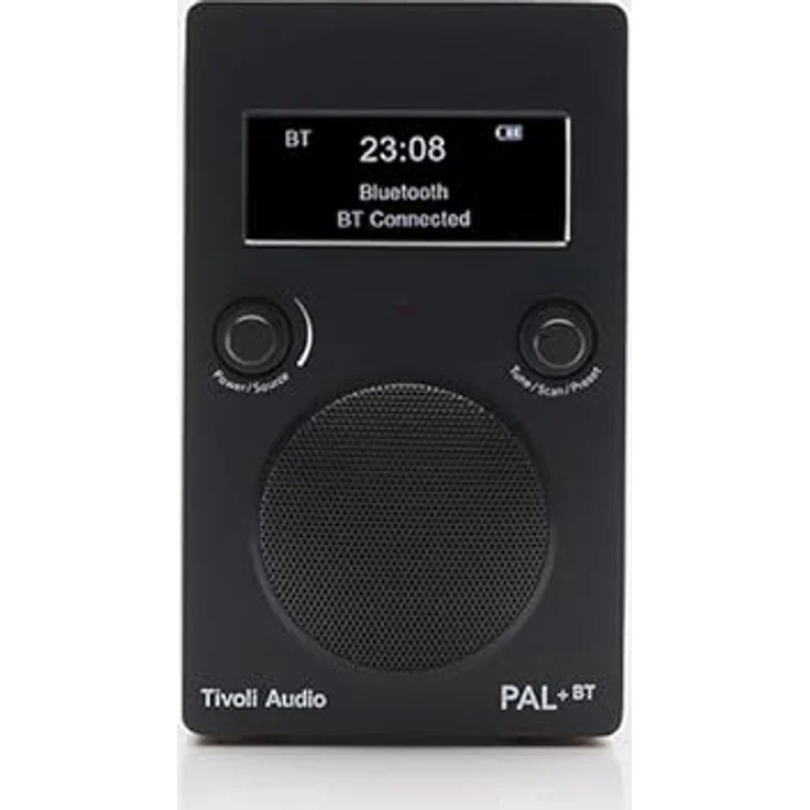 Tivoli Audio PAL+BT3, tragbares DAB+/FM Bluetooth Radio mit 10 Stunden Akkulaufzeit, wetterfest, Schwarz – Bild 1