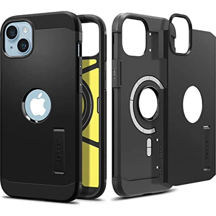 Spigen Tough Armor MagFit Hülle Kompatibel mit iPhone 14 -Schwarz – Bild 1