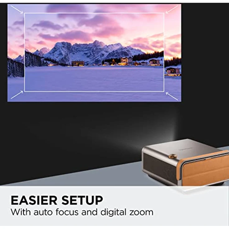 Viewsonic X11-4K UHD Heimkino LED Beamer (4K, 2.400 Lumen, Rec. 709, HDR, 2X HDMI, USB, USB-C, WLAN Konnektivität, Bluetooth, SD-Kartenleser, 2X 8 Watt Lautsprecher) anthrazit-metallic – Bild 3