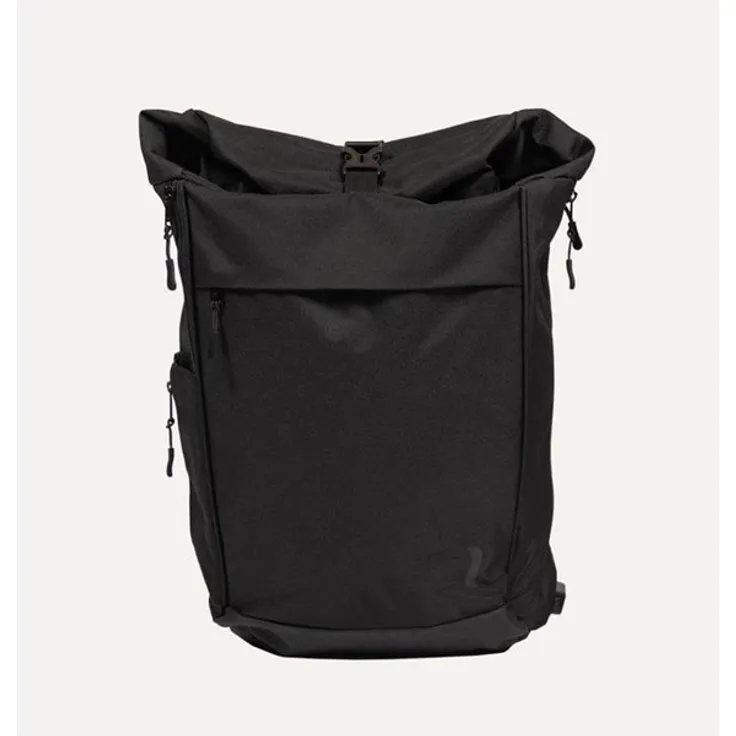 Swedish Posture Rucksack Ergonomischer Laptop-Rucksack, 26-38L, Schwarz Nylon