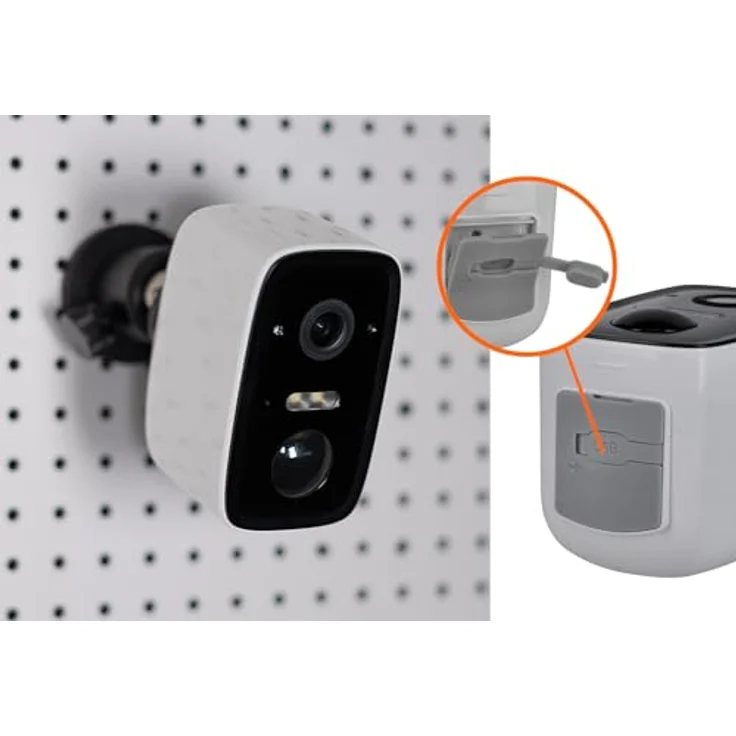 Rollei Überwachungskamera Zubehör Security Cam 2K V2 wireless, kabellose 2K-Auflösung mit App-Steuerung, IP65 wetterfest – Bild 6