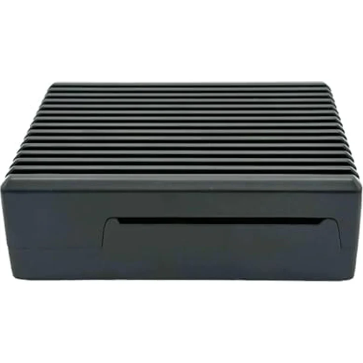 BerryBase PC-Gehäuse Full Armor Gehäuse für Raspberry Pi 5, Schwarz, aus Aluminium, stabiler Aufbau, effiziente Wärmeableitung – Bild 3