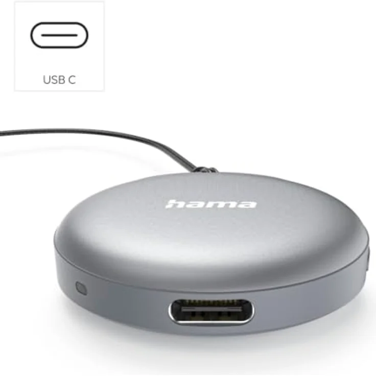 Hama 185840 Schlüsselfinder, Bluetooth-Item Finder für Android und Apple, grau, aufladbar – Bild 3