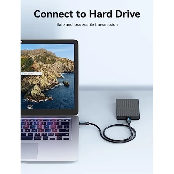Vention USB-Stecker auf Stecker 3.0 Kabel, 1 m, SuperSpeed Datenübertragung, USB-auf-USB-Kabel, kompatibel mit externer Festplatte, DVD-Player, Laptop-Kühler, Kamera – Bild 4