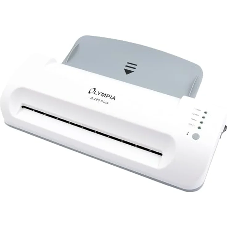 Olympia A 296 Plus Laminiermaschine Backloader (80-175 Micron, Bis DIN A4, Visitenkarten, Laminierer mit Folien, Laminiergerät Set für Büro, Laminator zum Heiß- und Kaltlaminieren) – Bild 3