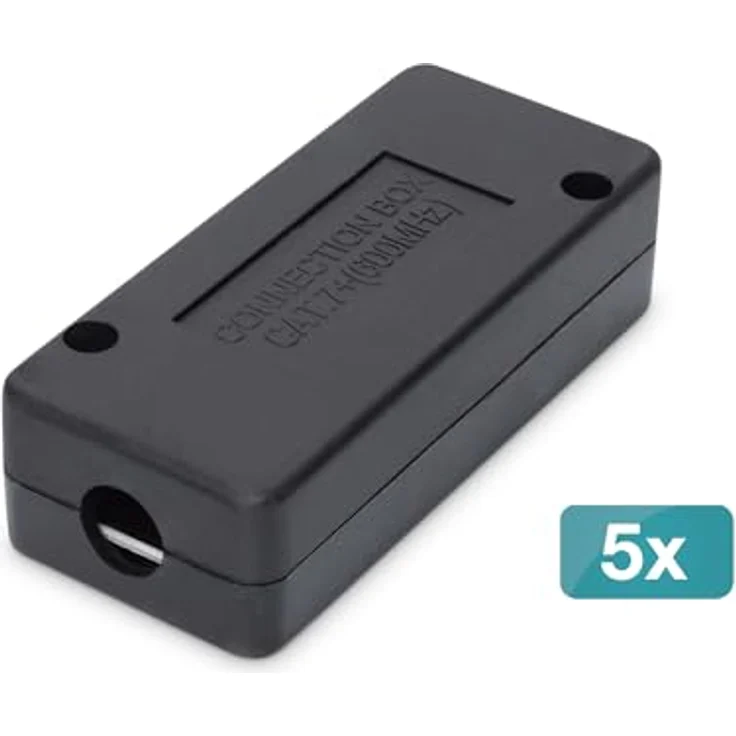 Digitus Verbindungsmodul CAT 7, 5 Stk. Netzwerk-Switch mit LSA-Technik, abgeschirmt, PoE+ Support – Bild 2