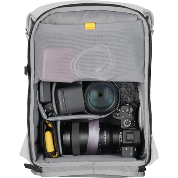 VANGUARD VEO LITE B20L CM, Kamerarucksack creme, wetterfestes 20 Liter Fassungsvermögen für Vollformat-Kamera und Zubehör – Bild 2