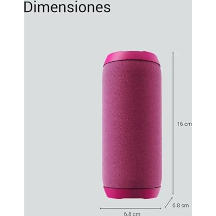 Energy Sistem Urban Box 2 (Bluetooth 5.0, TWS, USB-microSD MP3 Player, FM Radio, 10 W) - Magenta – Bild 4