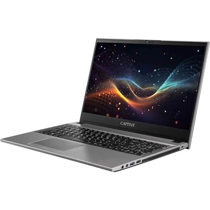 Captiva Notebook BJ5 50IO, 15.6 Zoll Full HD, Intel Core i5-1235U, 32GB RAM, 500GB SSD, Silber, QWERTZ – Bild 2