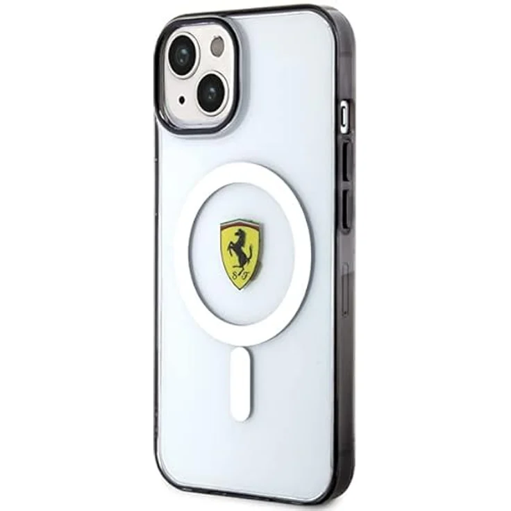 Ferrari FEHMP14SURKT, Hülle für iPhone 14 6,1" transparent Hardcase aus TPU/PC – Bild 2