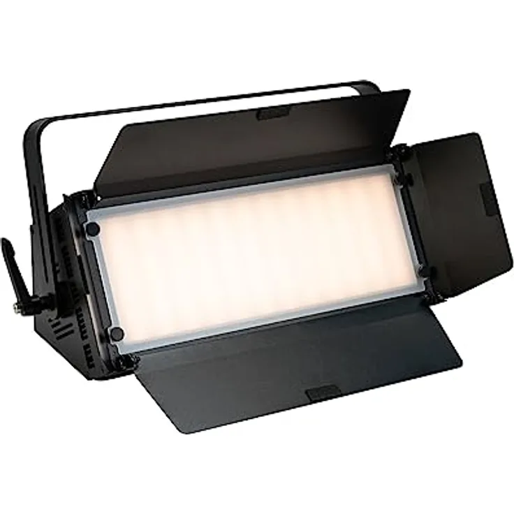 Eurolite LED PLL-576 CW/WW Panel, leistungsstarker Scheinwerfer mit 576 COB LEDs, DMX-Steuerung, Energieeffizienz 160 Watt, Weiss