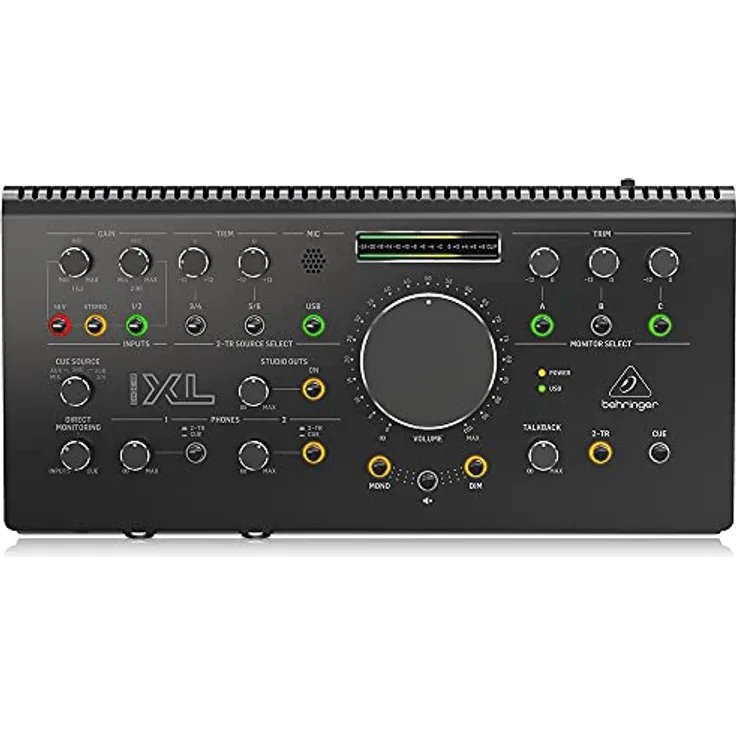 Behringer STUDIO XL, Premium Audio-Interface mit 2 Midas Mikrofon-Vorverstärkern und 192 kHz USB-Audio-Schnittstelle