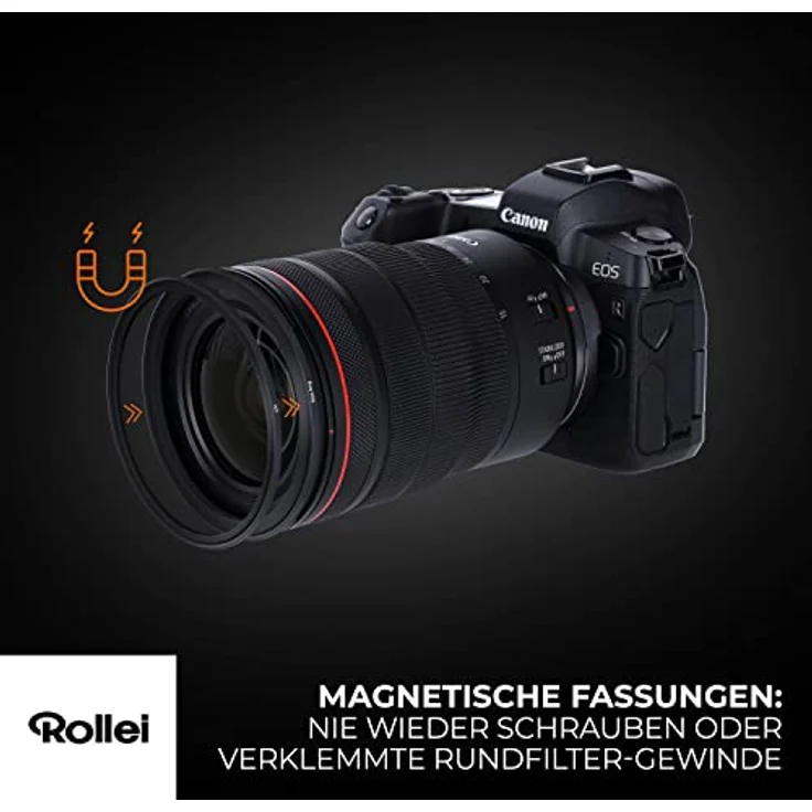 Rollei F:X Pro Magnetischer UV Filter MK II 77mm, super kratzfester Glas-Filter mit 99,5% Reflexionsfreiheit und ohne optische Verzerrungen – Bild 2