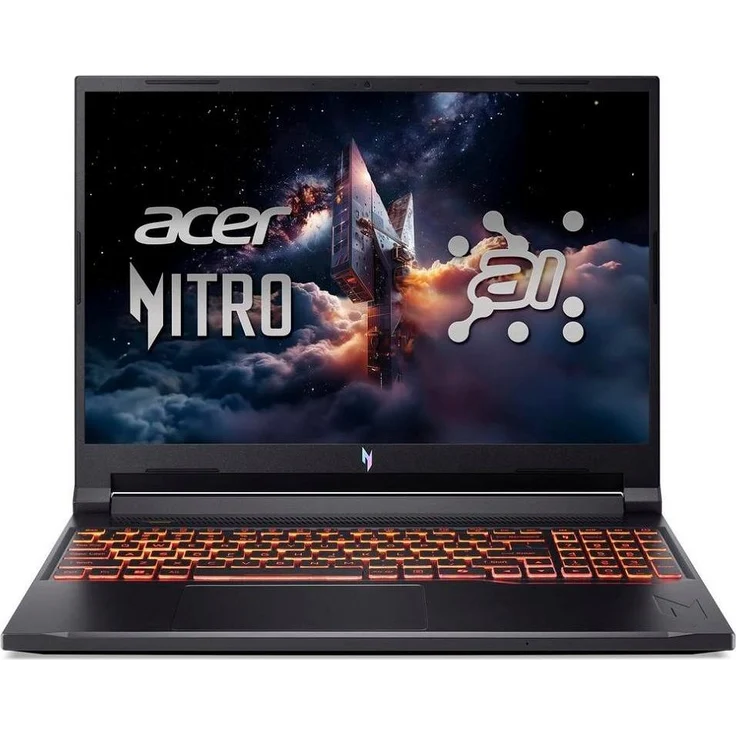 Acer Nitro V16 (ANV16-42-R7AC), 16" WUXGA Gaming Laptop mit 180Hz, AMD Ryzen R7-260, 16GB RAM, 1TB SSD, schwarz – Bild 1