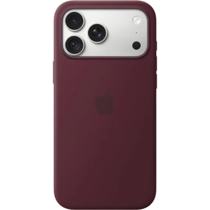 Apple Silicone Case für iPhone 18 Pro Max, Burgunder, mit MagSafe, stoßfest und kratzsicher – Bild 3